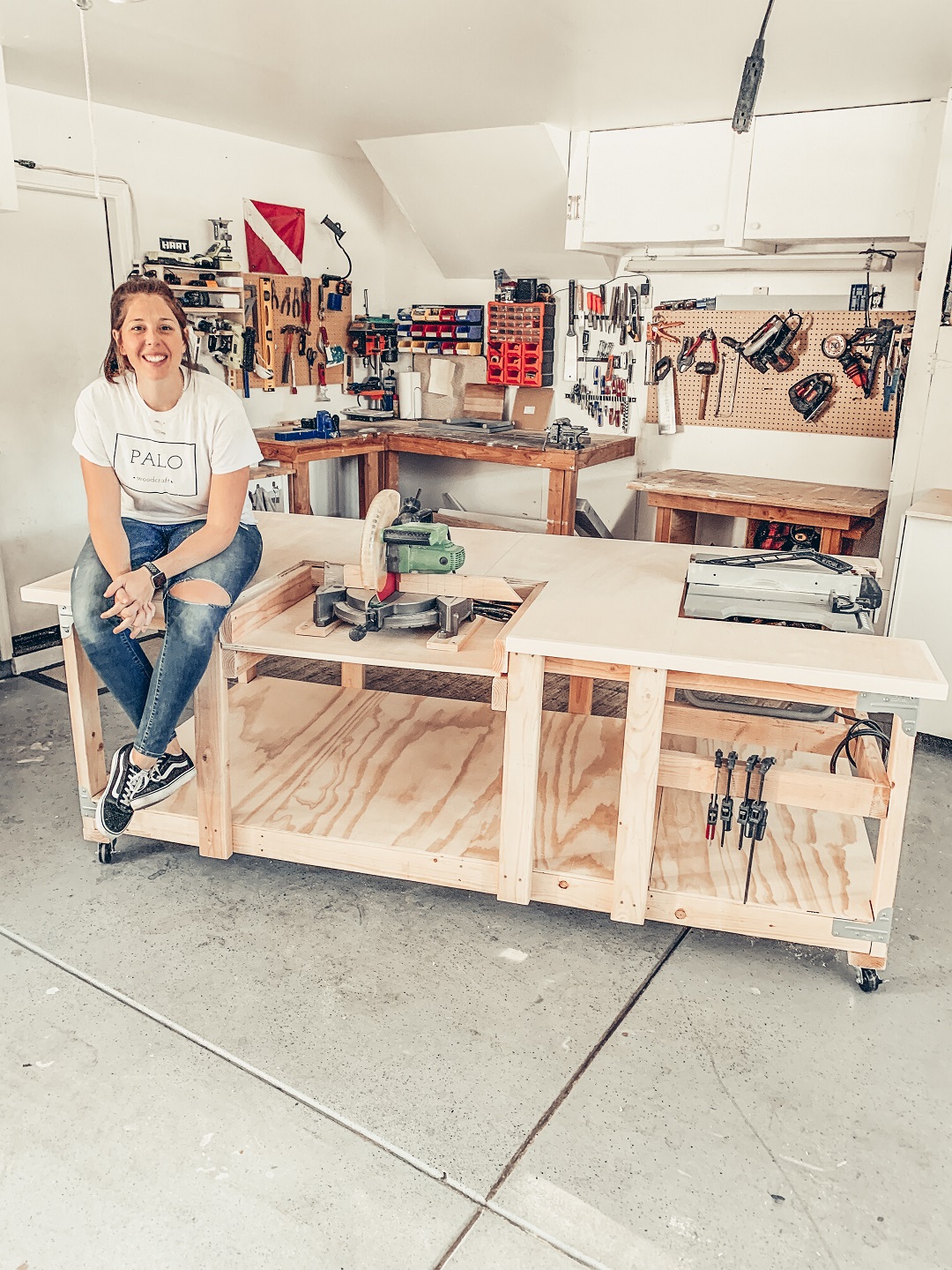 Jenny Palo custom workbench