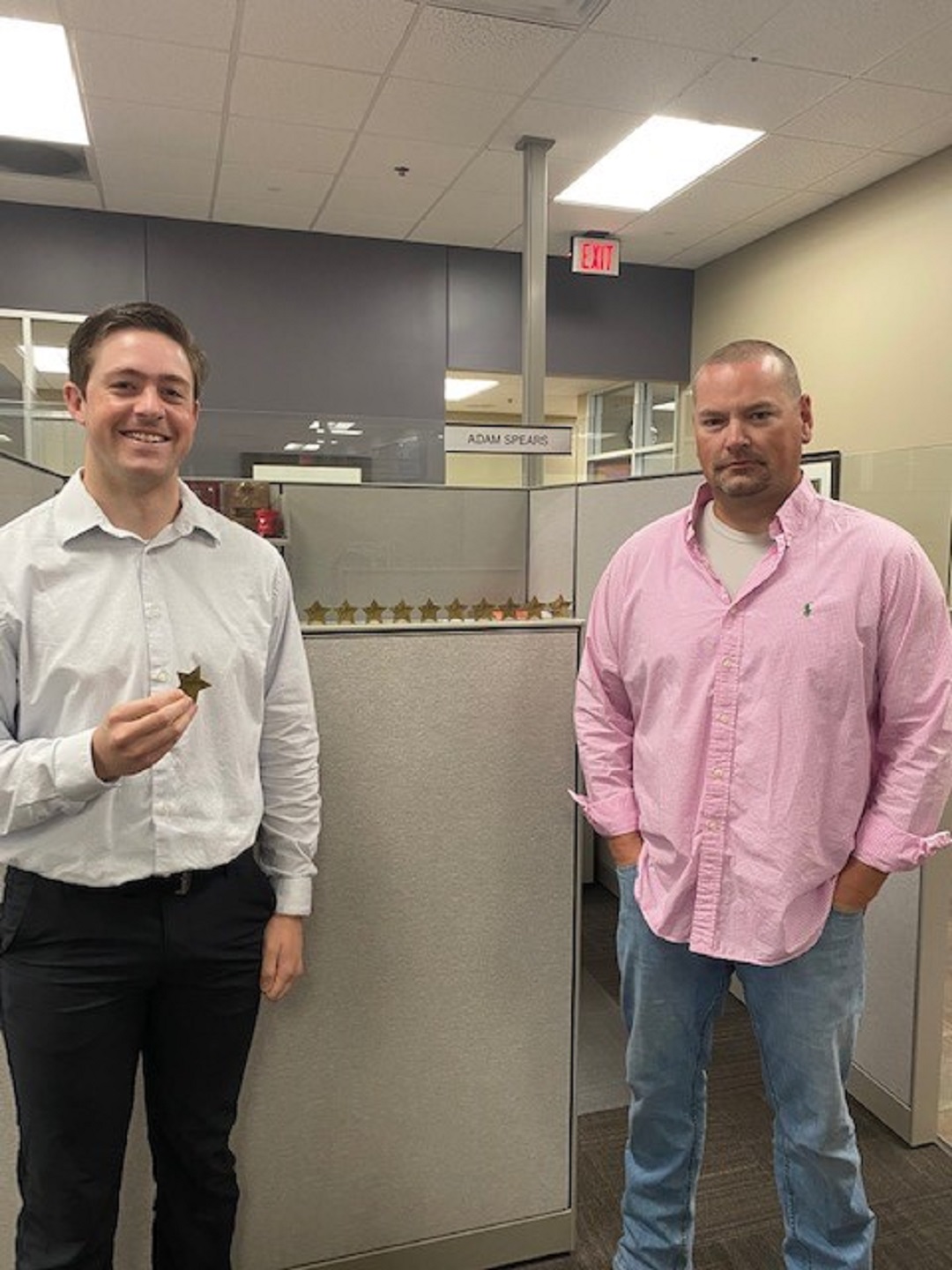 Simpson Strong-Tie Employees Reid Feeley and Adam Spears