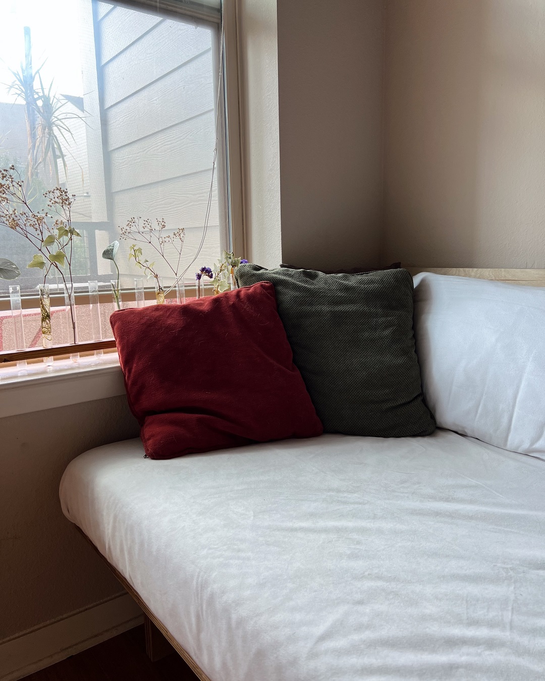 DIY Sofa Bed with mattress