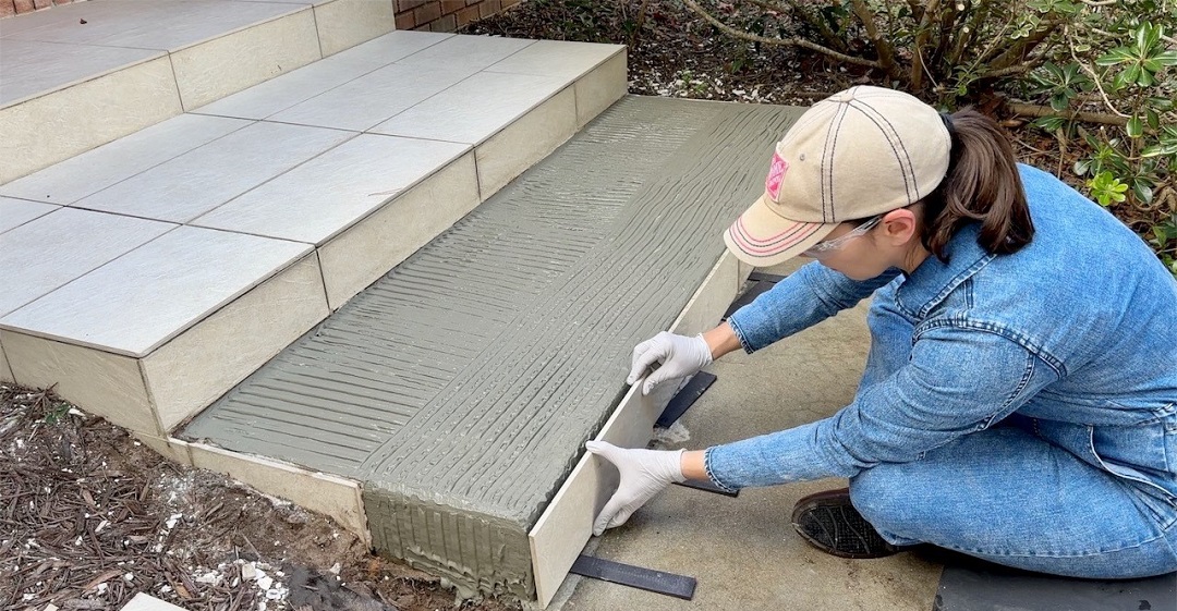 How to Retile Outdoor Steps