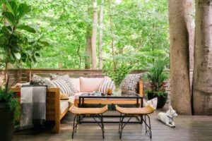 A wood deck can add timeless style to any home.