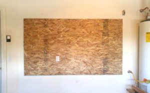 garage storage wall system