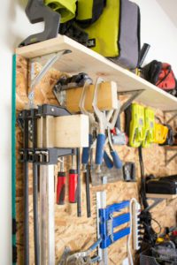 garage storage wall system