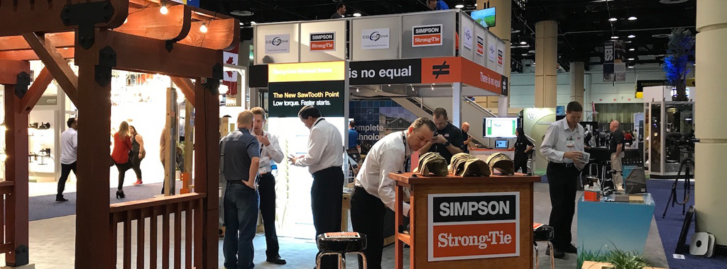 News from IBS & WOC — What You Missed at the 2018 Simpson Strong-Tie Exhibit Booths