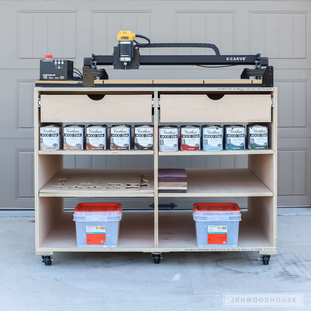 How To Build A Diy Mobile Workbench Building Strong