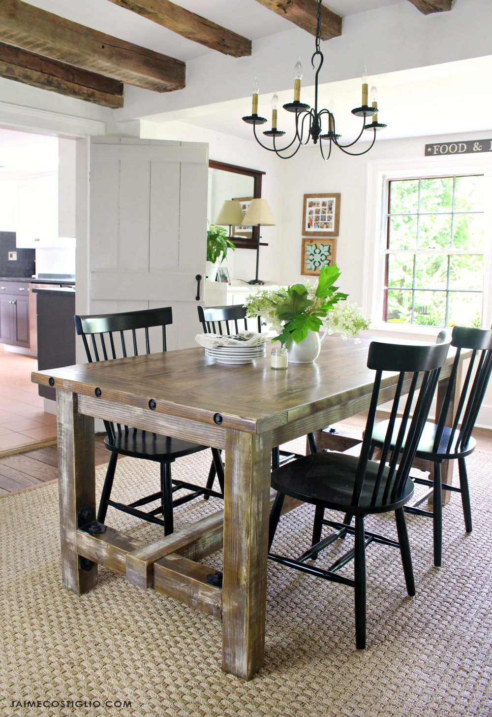 Diy How To Build A Faux Barnwood Dining Table Building Strong