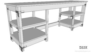 diy custom desk instructions 10