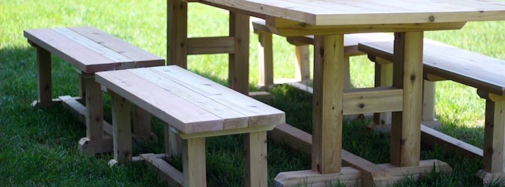 DIY: How to Build an H-Leg Table Bench