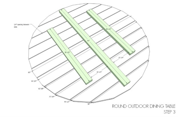To Build A Round Outdoor Dining Table, Making A Round Table