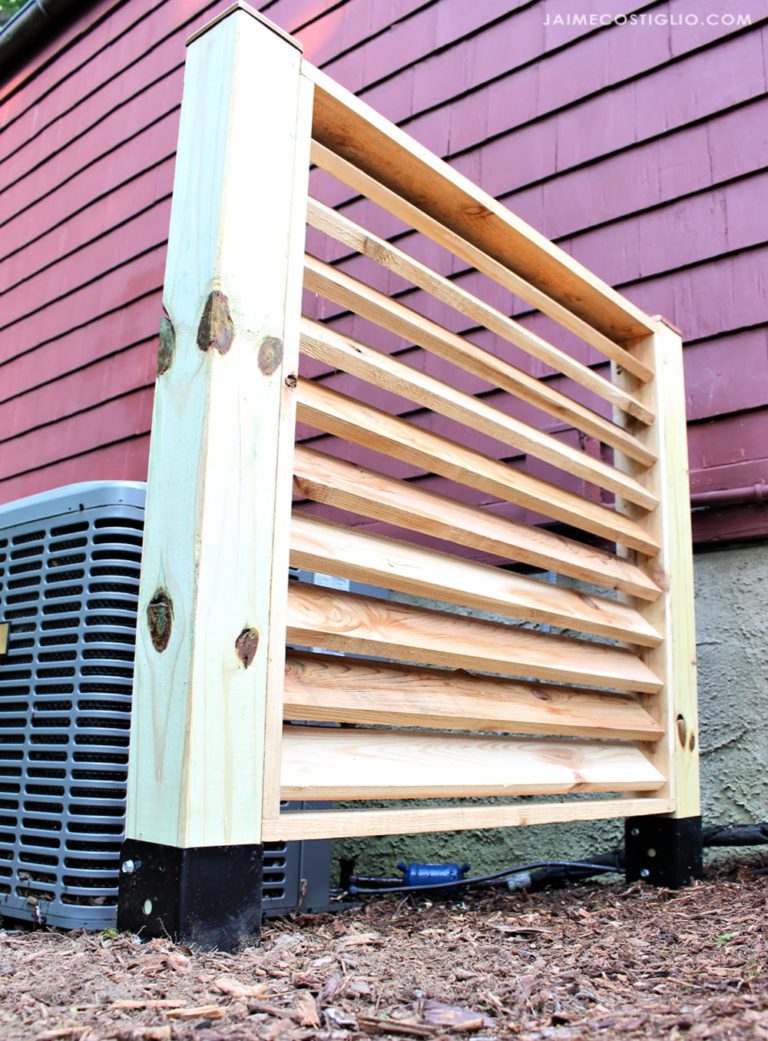 DIY Building a Stylish AC Screen Cover Building Strong