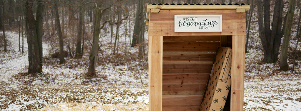 DIY: How to Build a Large Package Shelter