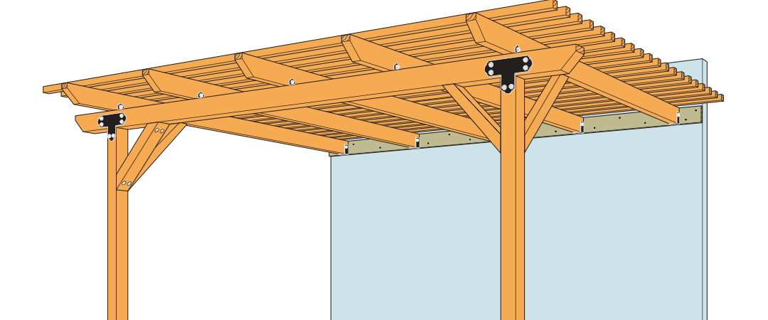 6 Free Pergola Plans Plus Pavilions, How To Build A Freestanding Patio Cover