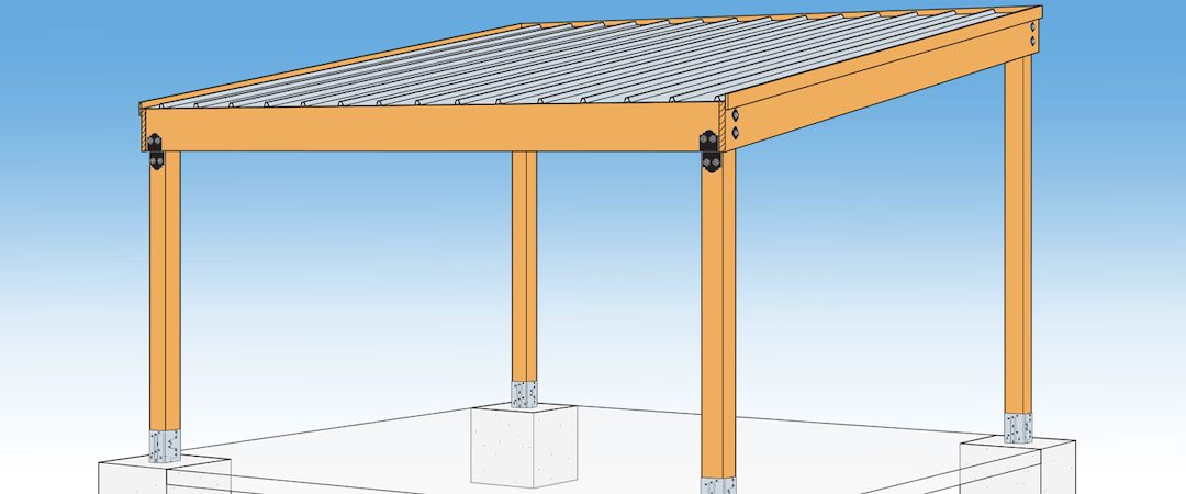 free sloped patio cover plans