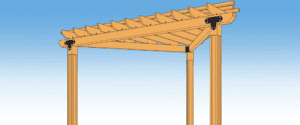 diy free three post trellis plans