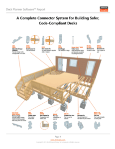 Deck Planner Page 4: A Complete Connector System