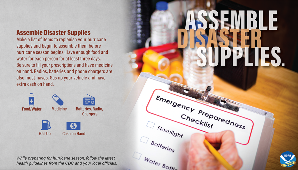 Hurricane Preparedness Assemble Disaster Supplies