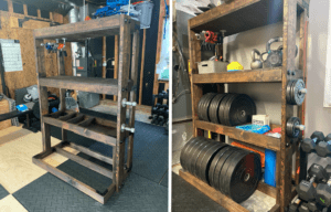 Tall DIY Weight Storage Unit