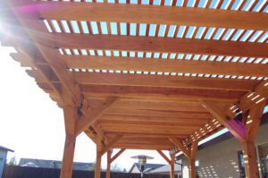 Underside Finished Pergola