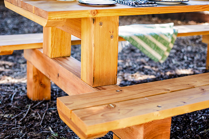 Simpson Strong-Tie Strong-Drive® SDWS TIMBER Screw built picnic table
