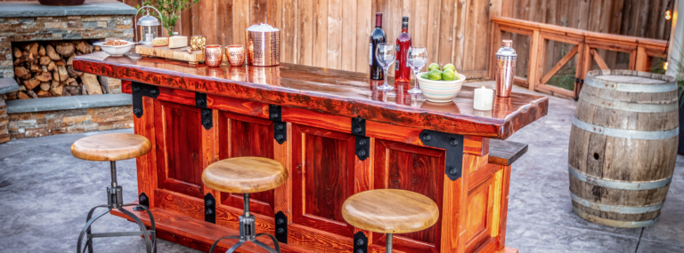 DIY Rustic Bar