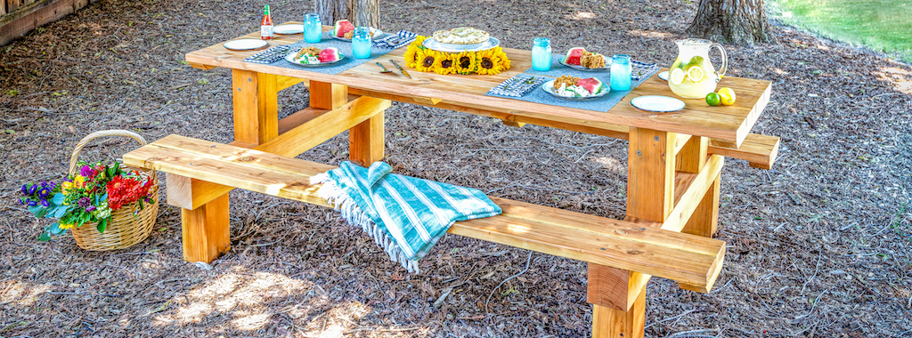 Build A Picnic Table Using S, How Much Space Do You Need For A Picnic Table