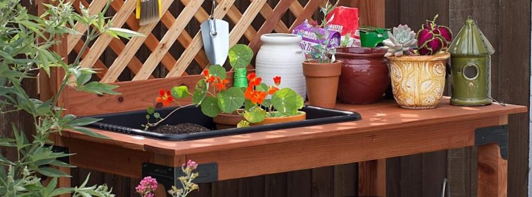 DIY: How to Build an Outdoor Potting Bench