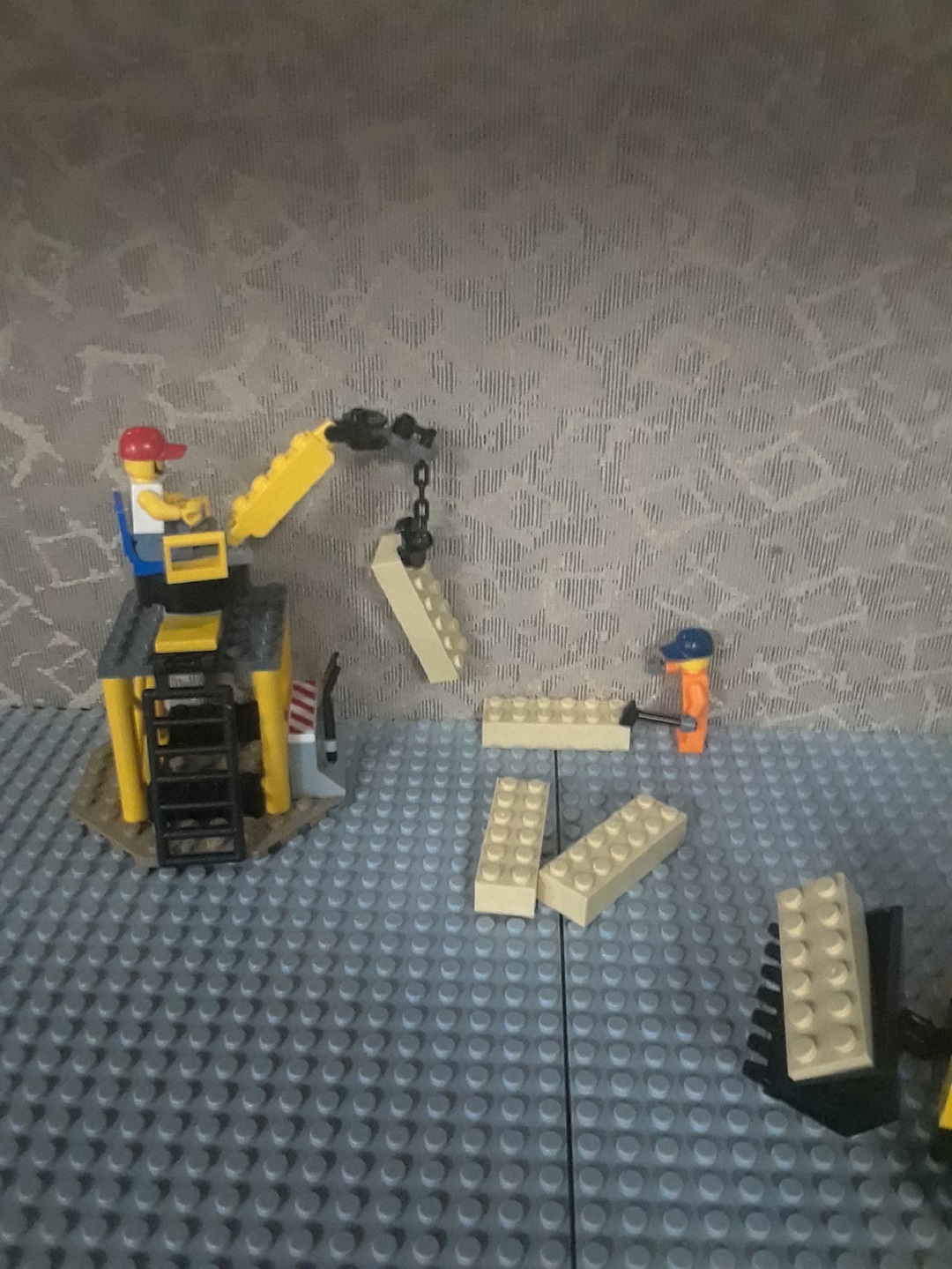 Two Construction Workers Onsite at Lego Simpson Strong-Tie