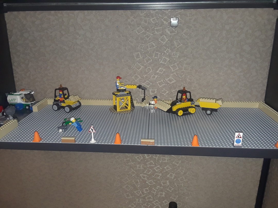 Construction is underway at Lego Simpson Strong-Tie