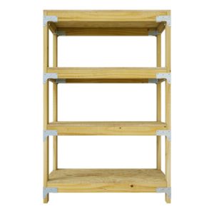 Heavy Duty Shelving Unit using WBSK Workbench and Shelving Hardware Kit