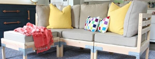 How to DIY a Sectional Sofa Sectional
