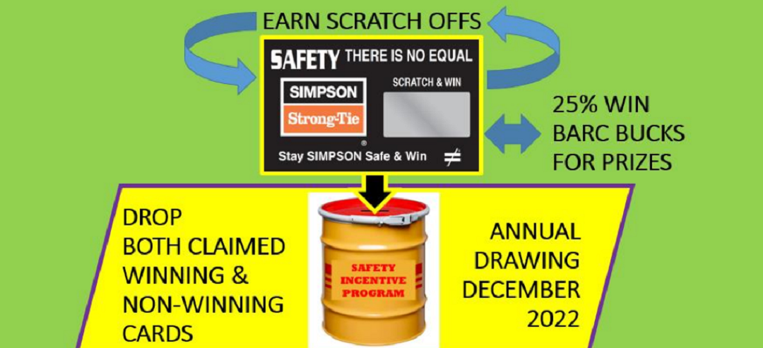 Simpson Strong-Tie McKinney, Texas Safety Incentive Program (SIP)