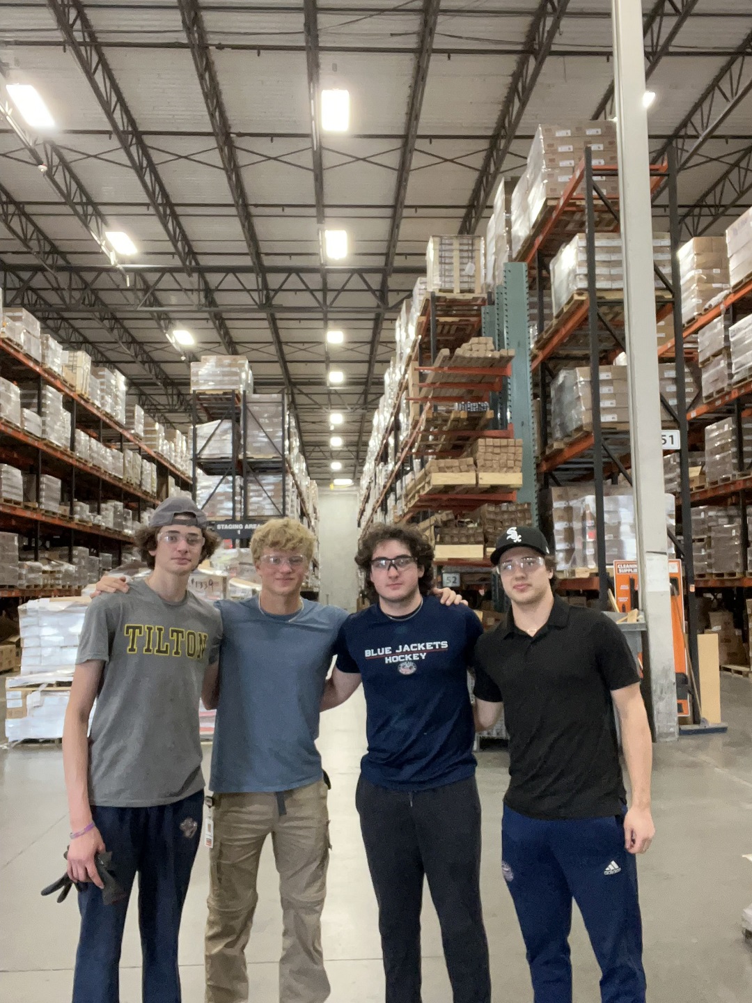 Simpson Strong-Tie Gen Z employees (L to R: Liam Megahan, Nate McBrayer, Jonathan Sonedecker and Kyle Mead)