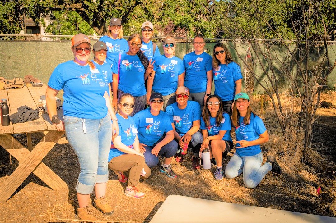 Simpson Strong-Tie Employees at the Women's Build