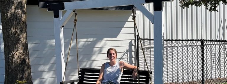 DIY Freestanding Porch Swing Frame