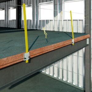 Edge-Tie System Installed with Guard Rail System