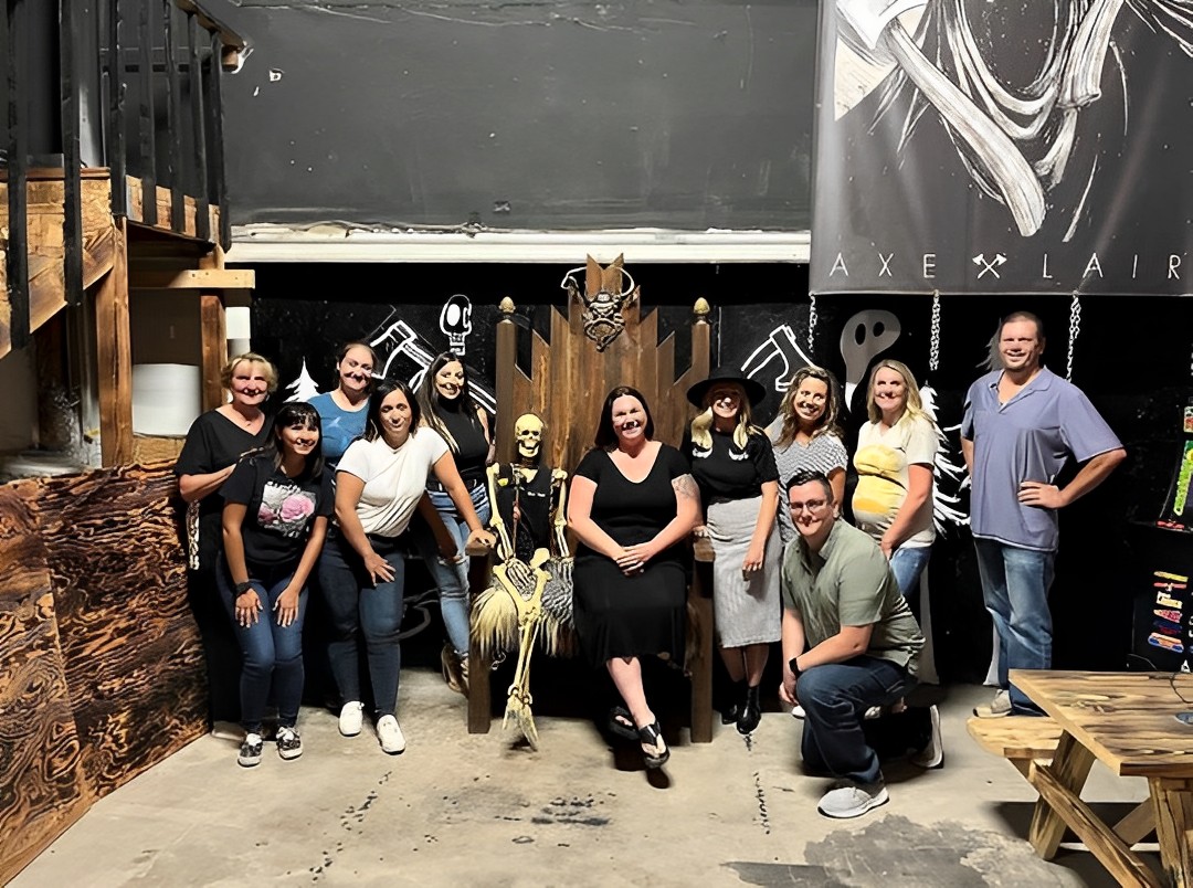 Axe Throwing with the Finance Team