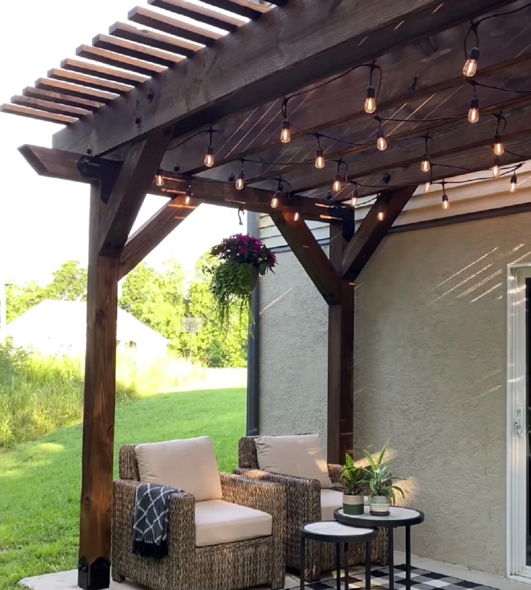 Completed Pergola built by Jen Woodhouse