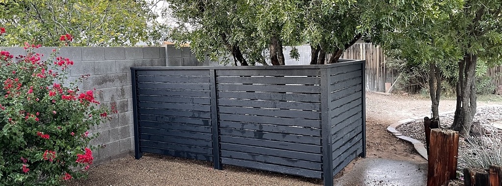 DIY A Modern Privacy Fence with The Awesome Orange