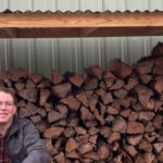 Making a DIY Covered Firewood Rack Holder