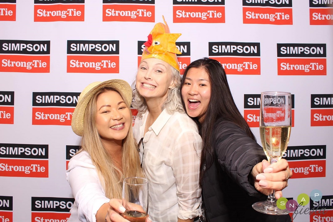 Simpson Strong-Tie employees at the Global HR Summit L to R: Be, Jen, and Kaylah