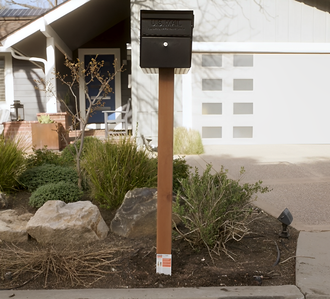 DIY Free Standing Mailbox built with our EZ- Spike