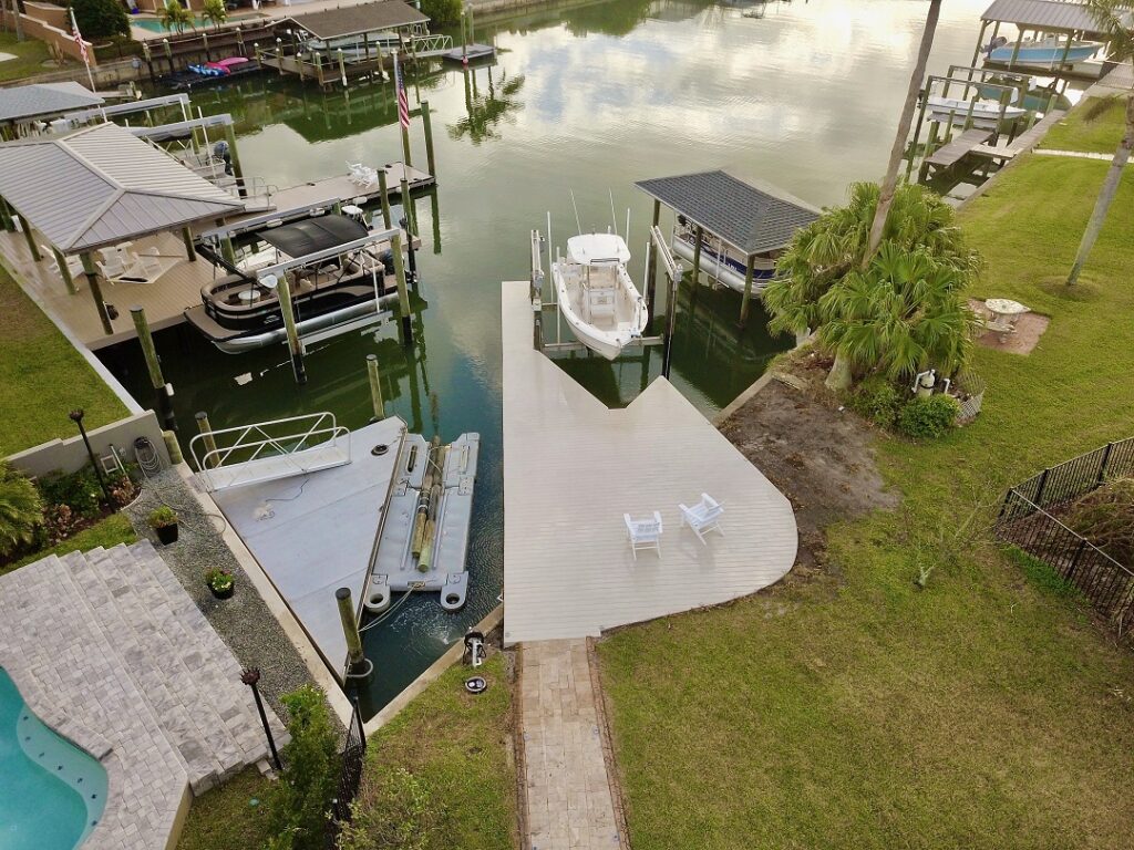 Completed costal dock renovation