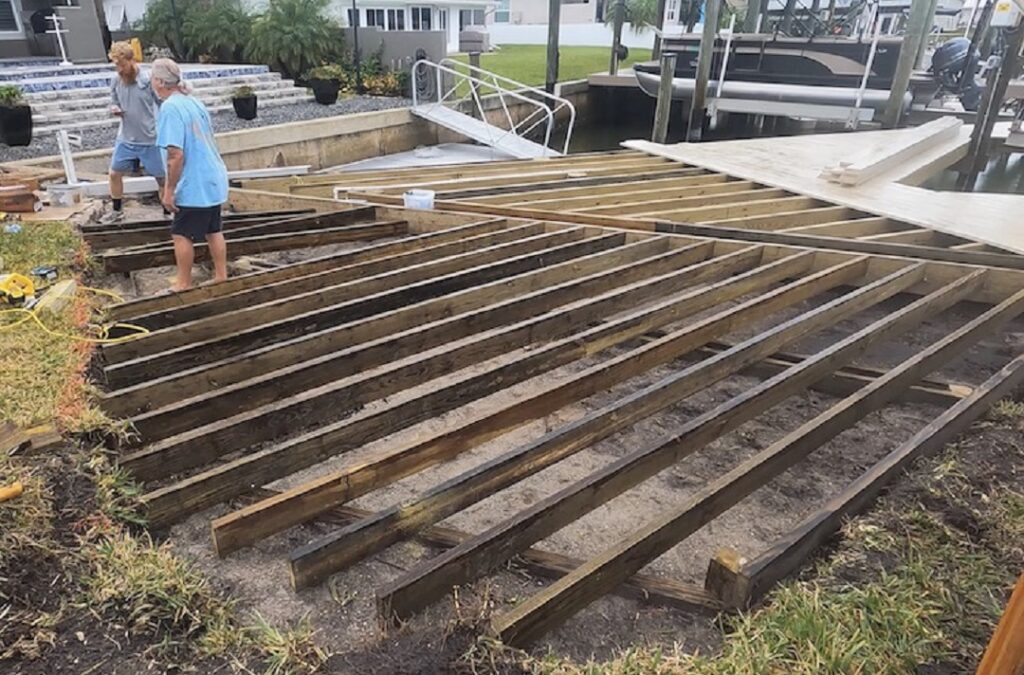 New dock in progress