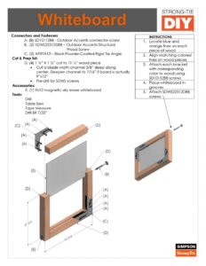 DIY White Board Plans