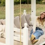 DIY Covered Daybed Swing with Fletcher Creek Cottage