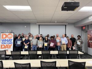 Columbus, Ohio pack toiletry kits for those affected by the Maui wildfires. The entire branch was involved. 