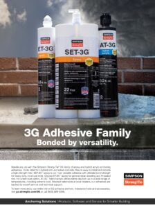 Image of 3G adhesive family with text.