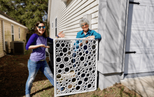 DIY PVC Pipe Privacy Screen