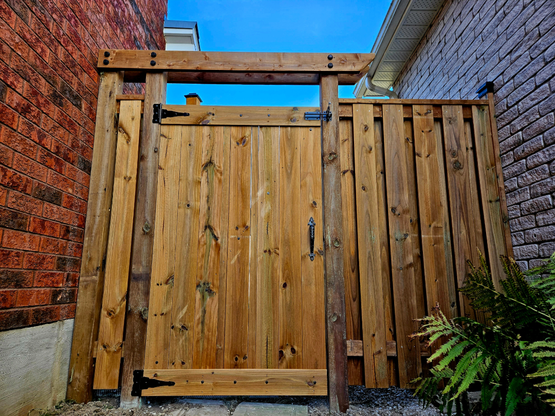 Gate and fence by Andrew Peterson