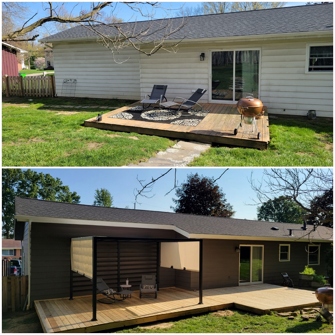 Lacy's Home Deck Build: Before and After